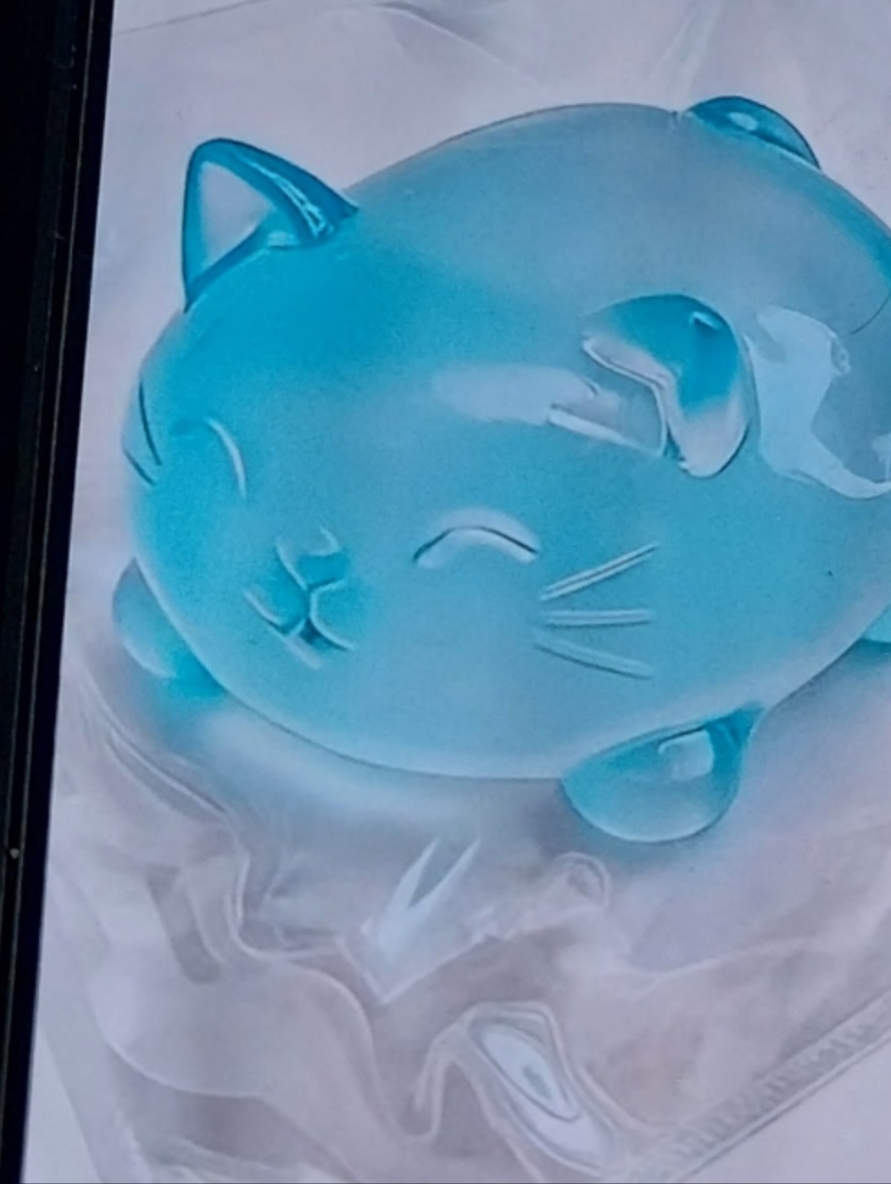 Blue OR Pink Squishy 😺 Cat. New. In Sealed Package.